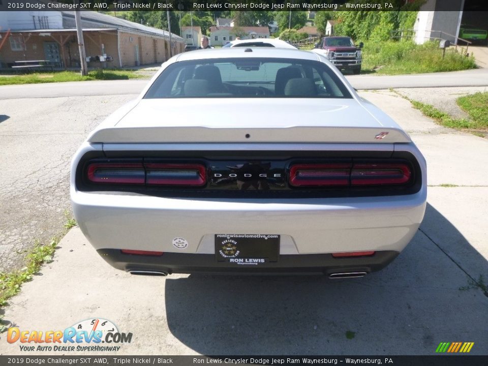 2019 Dodge Challenger SXT AWD Triple Nickel / Black Photo #4