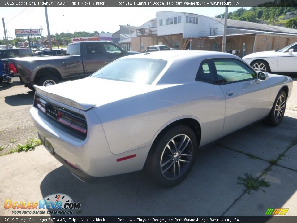 2019 Dodge Challenger SXT AWD Triple Nickel / Black Photo #5