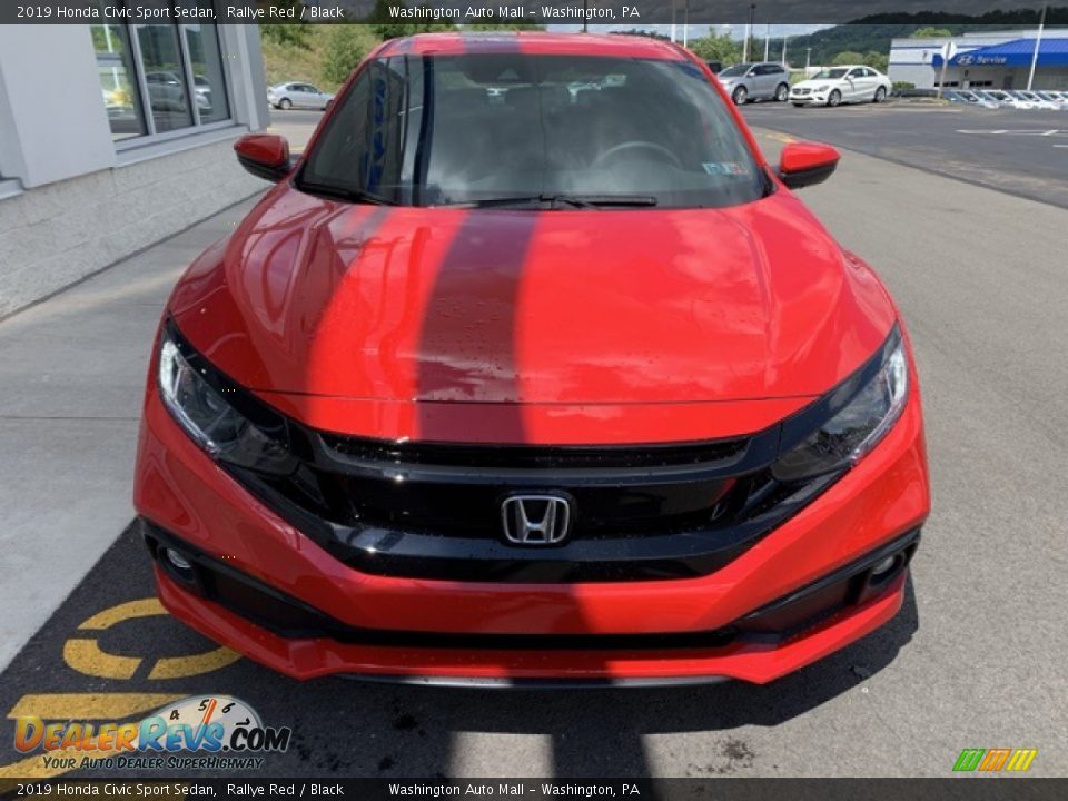 2019 Honda Civic Sport Sedan Rallye Red / Black Photo #3