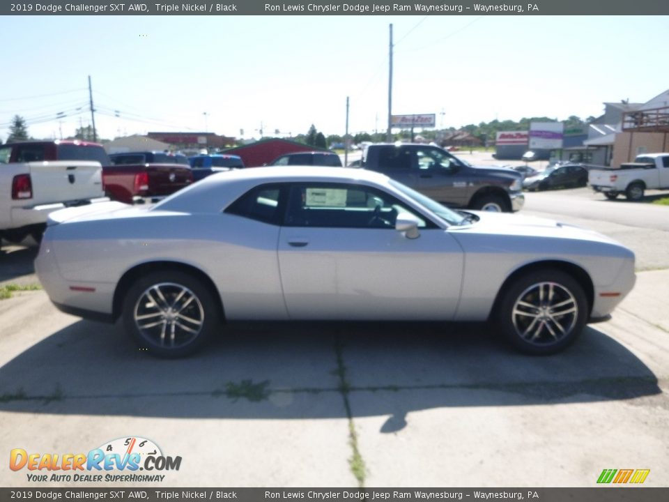 2019 Dodge Challenger SXT AWD Triple Nickel / Black Photo #6
