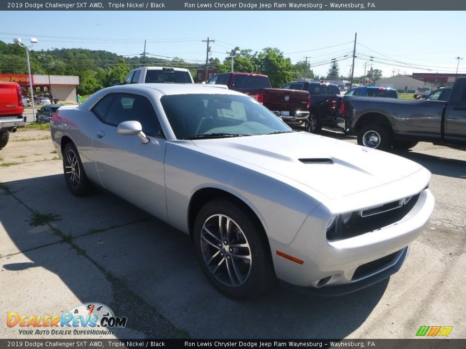 2019 Dodge Challenger SXT AWD Triple Nickel / Black Photo #7