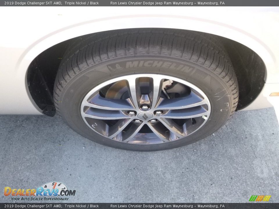 2019 Dodge Challenger SXT AWD Triple Nickel / Black Photo #9