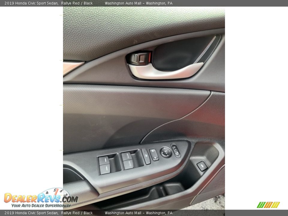 2019 Honda Civic Sport Sedan Rallye Red / Black Photo #11
