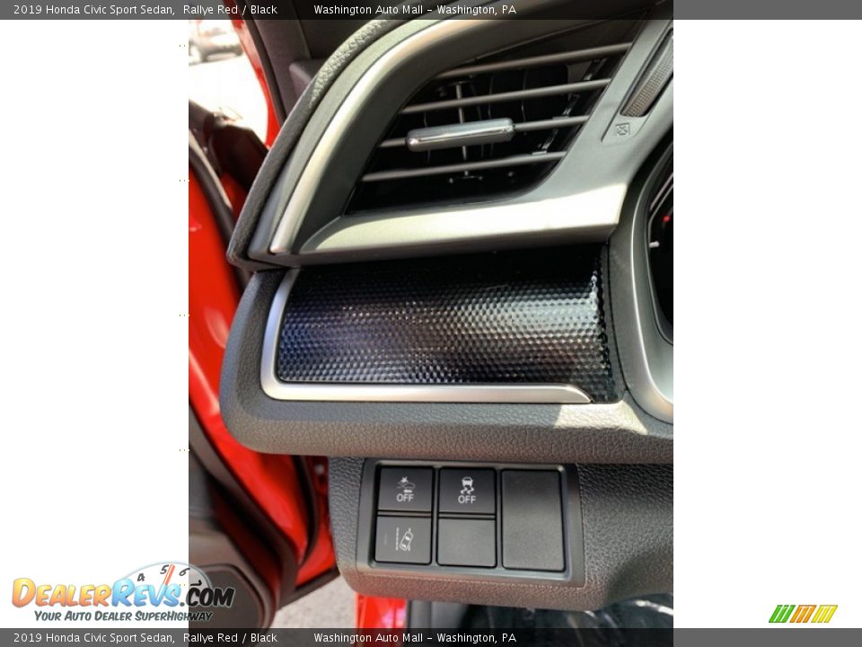 2019 Honda Civic Sport Sedan Rallye Red / Black Photo #12