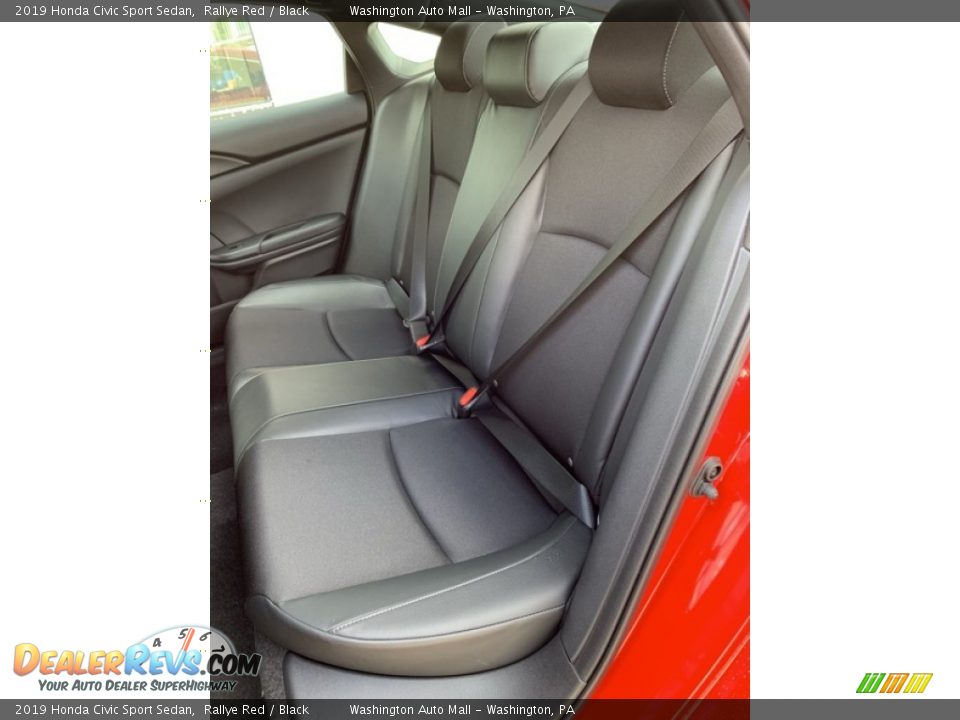 2019 Honda Civic Sport Sedan Rallye Red / Black Photo #18