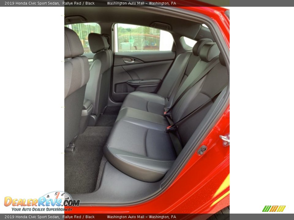 2019 Honda Civic Sport Sedan Rallye Red / Black Photo #19