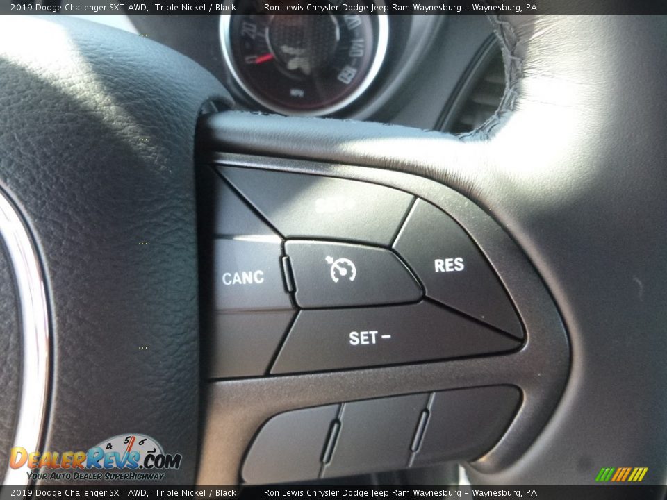 2019 Dodge Challenger SXT AWD Triple Nickel / Black Photo #17