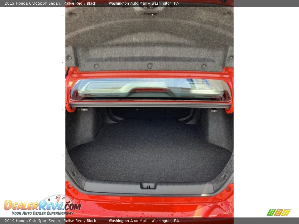 2019 Honda Civic Sport Sedan Rallye Red / Black Photo #21