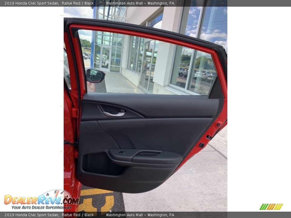 2019 Honda Civic Sport Sedan Rallye Red / Black Photo #23