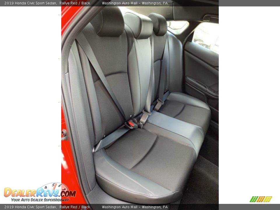 2019 Honda Civic Sport Sedan Rallye Red / Black Photo #24