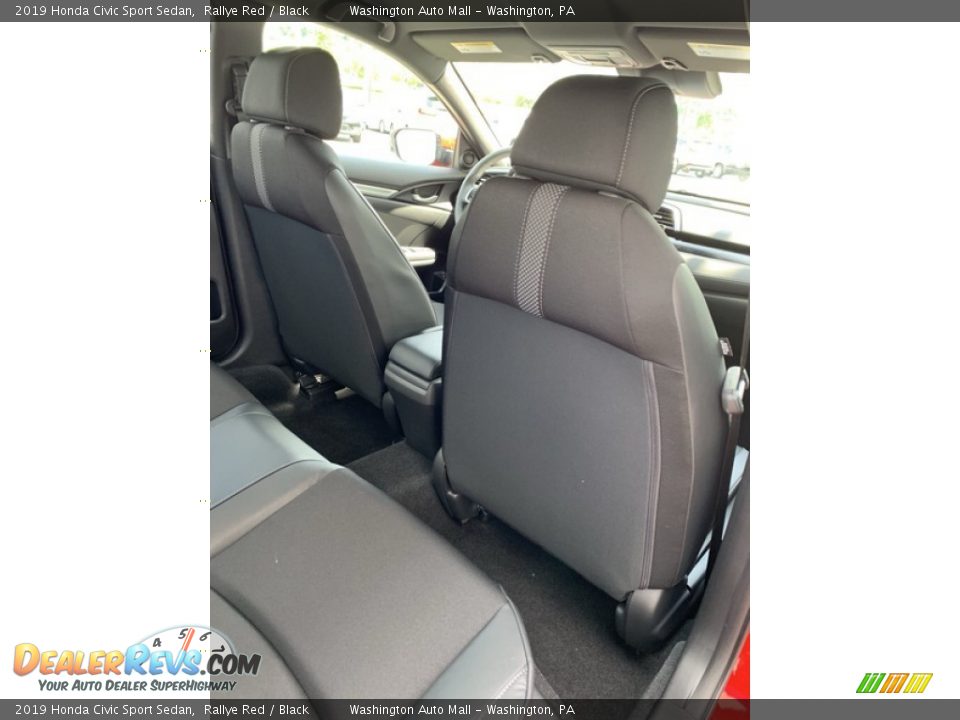 2019 Honda Civic Sport Sedan Rallye Red / Black Photo #25