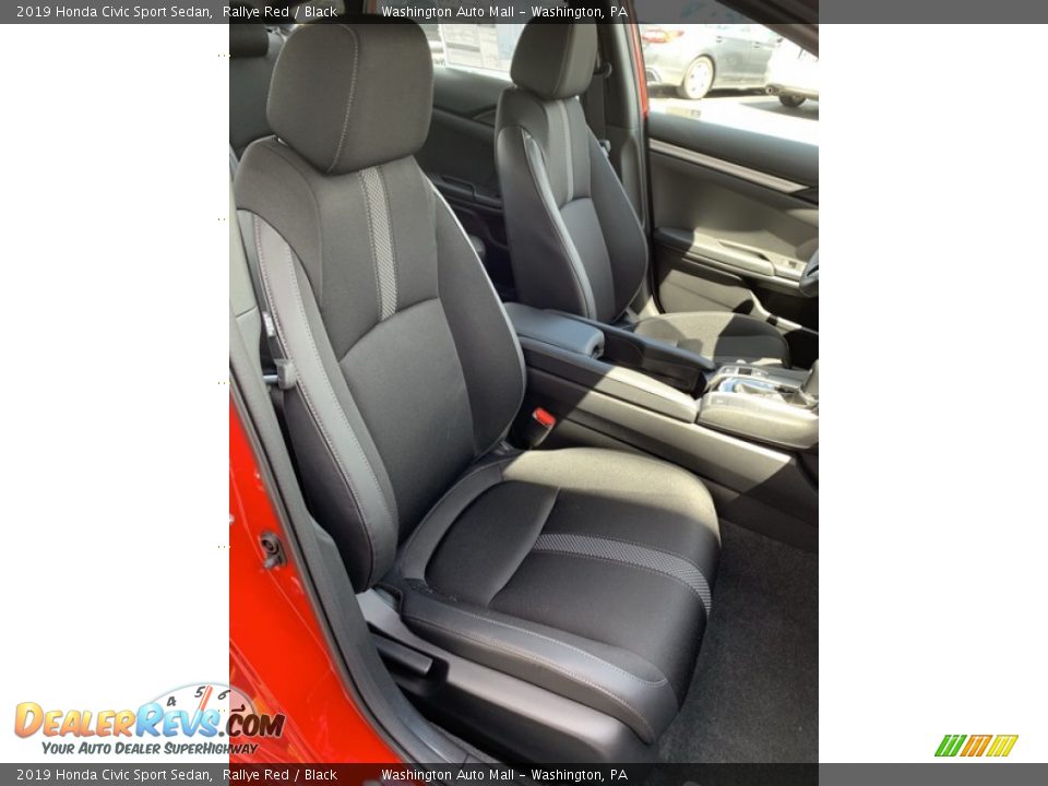 2019 Honda Civic Sport Sedan Rallye Red / Black Photo #27