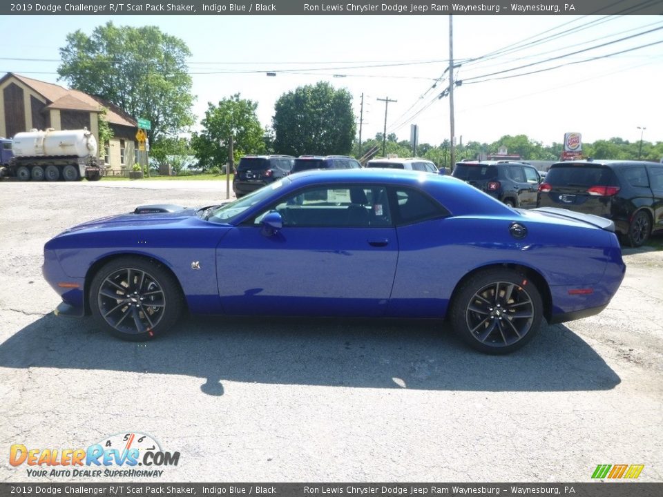 2019 Dodge Challenger R/T Scat Pack Shaker Indigo Blue / Black Photo #2
