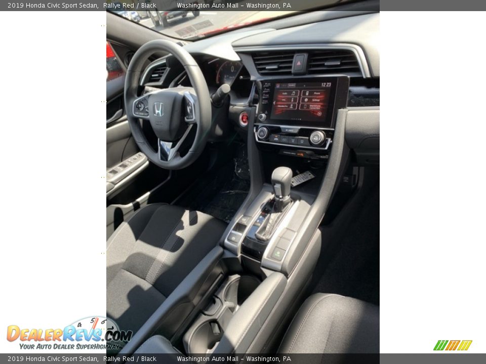 2019 Honda Civic Sport Sedan Rallye Red / Black Photo #28