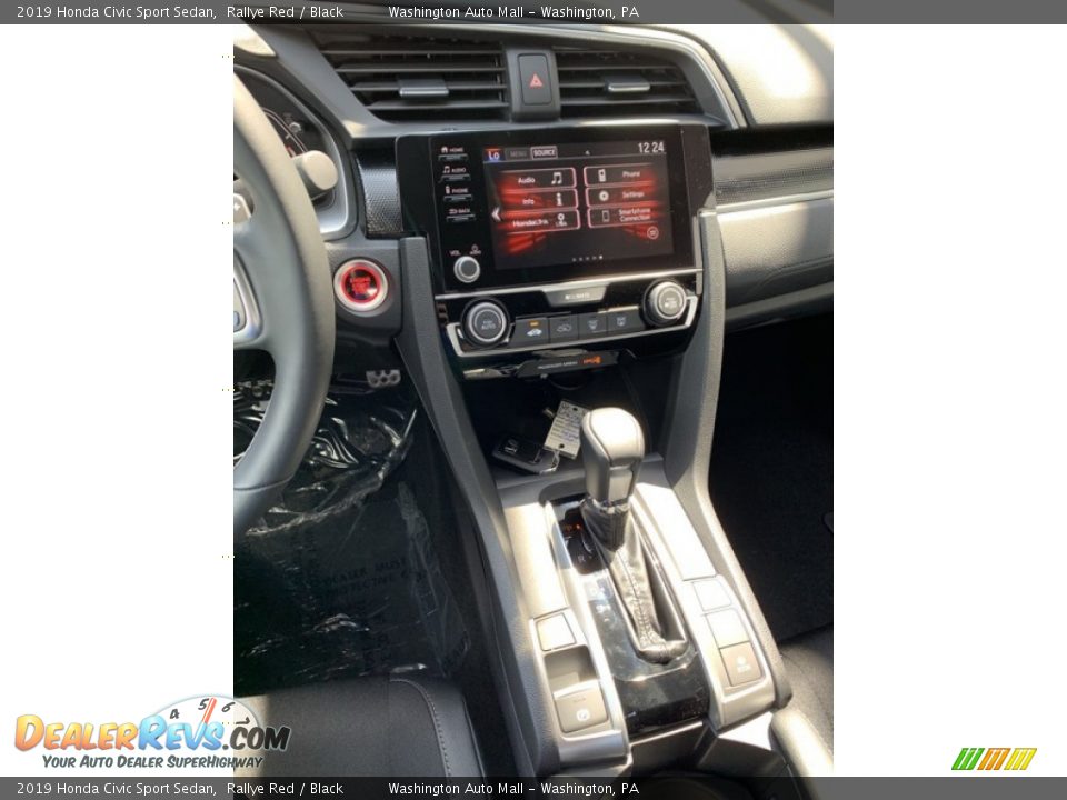 2019 Honda Civic Sport Sedan Rallye Red / Black Photo #31