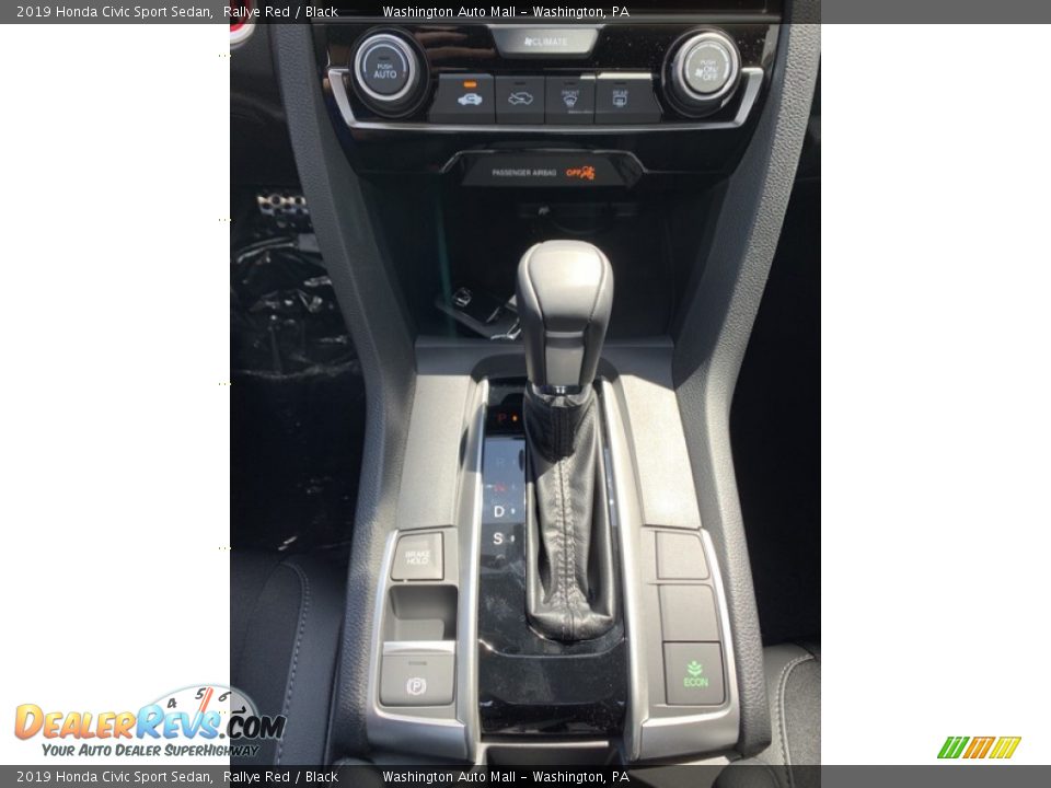 2019 Honda Civic Sport Sedan Rallye Red / Black Photo #33