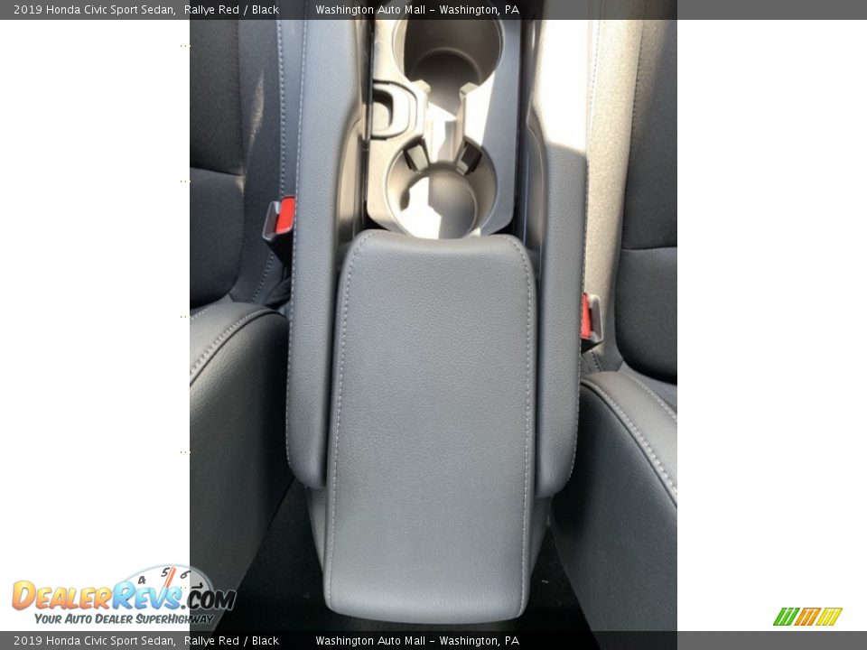 2019 Honda Civic Sport Sedan Rallye Red / Black Photo #34