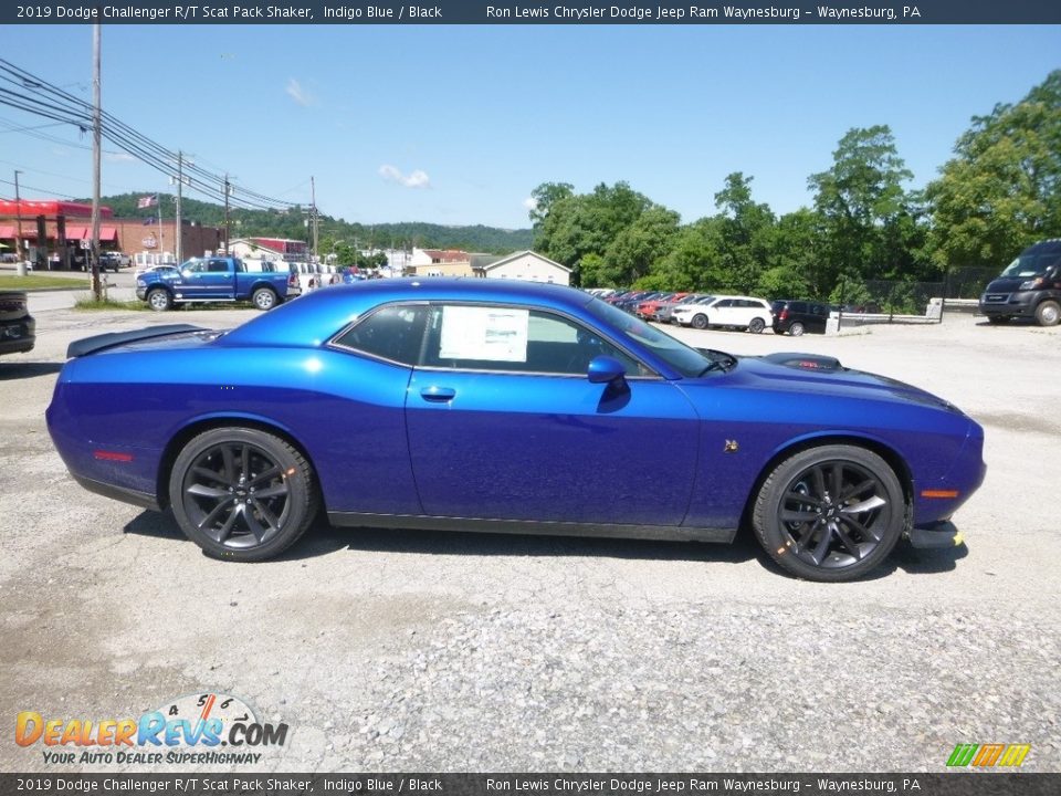 2019 Dodge Challenger R/T Scat Pack Shaker Indigo Blue / Black Photo #6