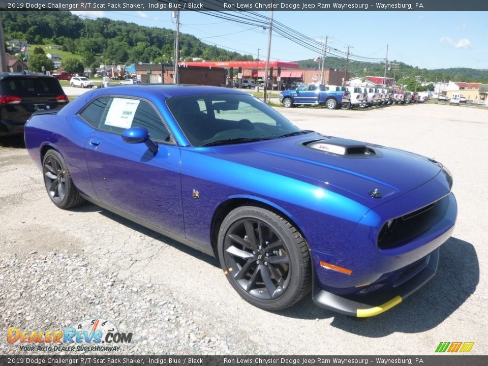 2019 Dodge Challenger R/T Scat Pack Shaker Indigo Blue / Black Photo #7