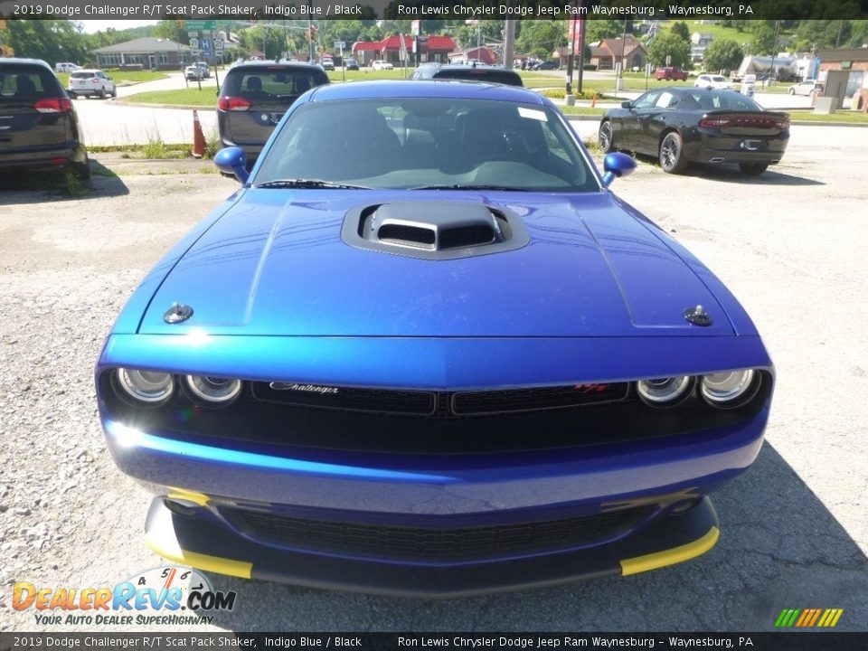 2019 Dodge Challenger R/T Scat Pack Shaker Indigo Blue / Black Photo #8