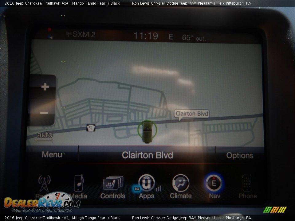 2016 Jeep Cherokee Trailhawk 4x4 Mango Tango Pearl / Black Photo #17