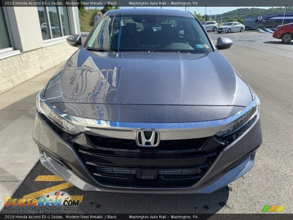 2019 Honda Accord EX-L Sedan Modern Steel Metallic / Black Photo #3