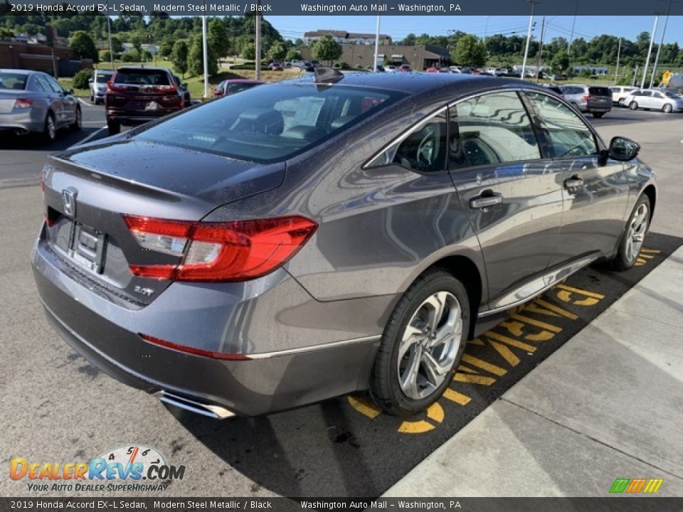 2019 Honda Accord EX-L Sedan Modern Steel Metallic / Black Photo #5