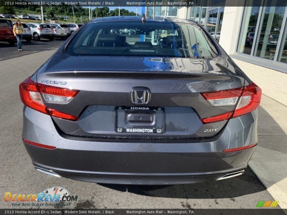 2019 Honda Accord EX-L Sedan Modern Steel Metallic / Black Photo #6