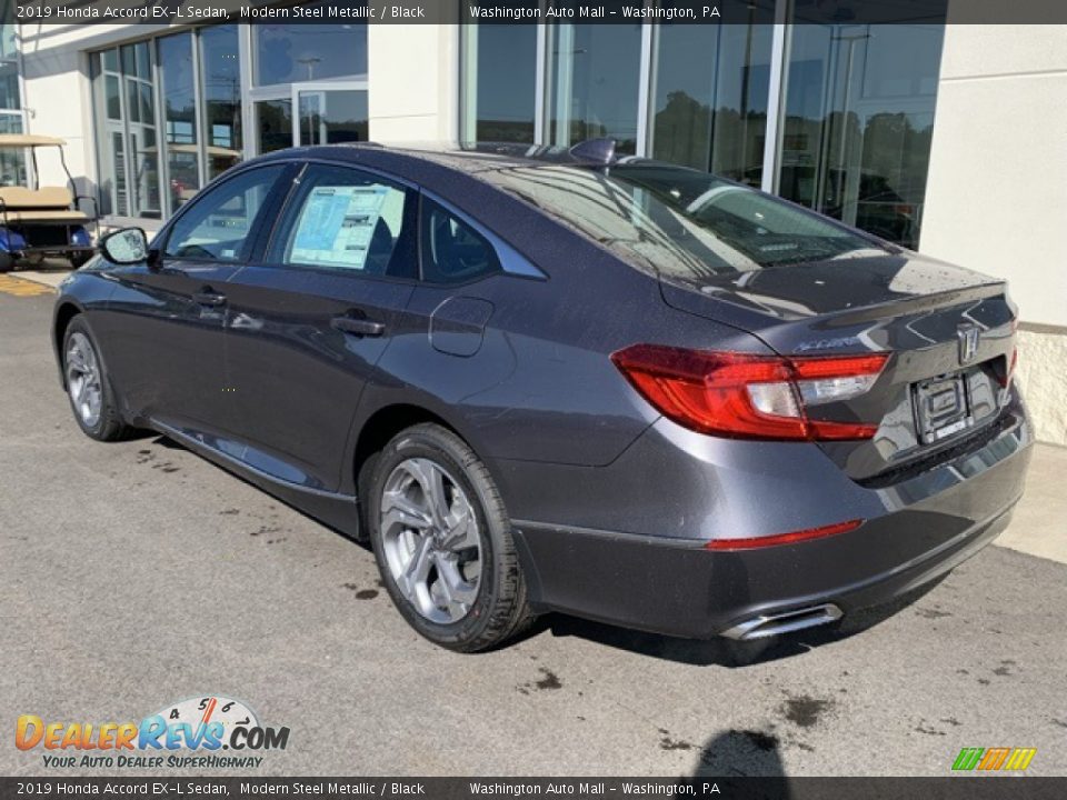 2019 Honda Accord EX-L Sedan Modern Steel Metallic / Black Photo #7