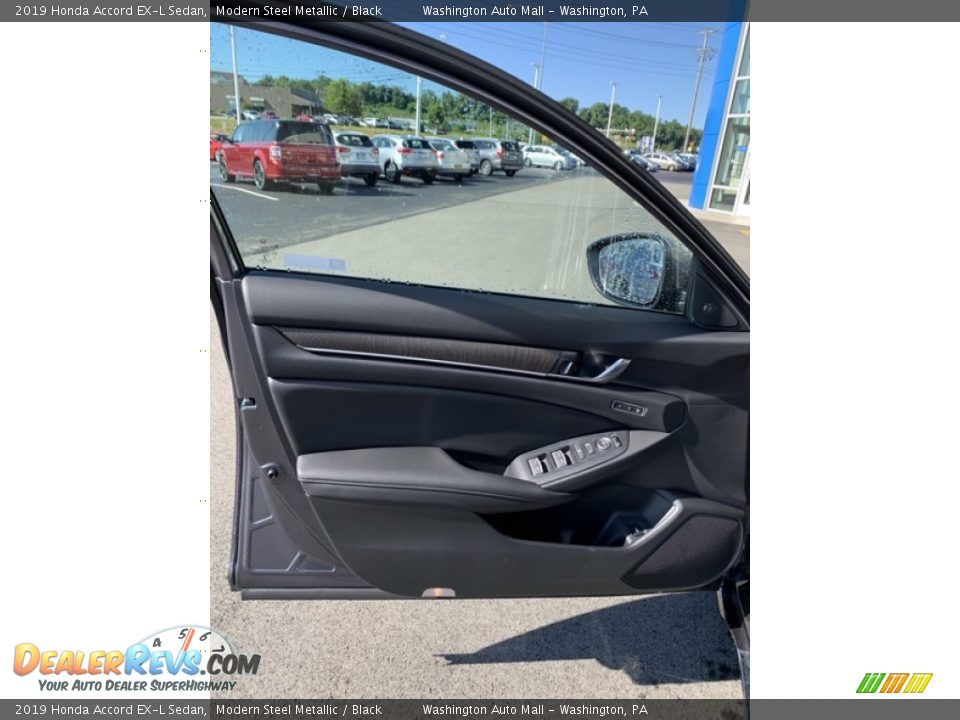2019 Honda Accord EX-L Sedan Modern Steel Metallic / Black Photo #10