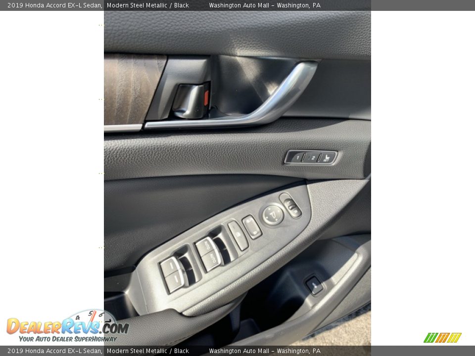 2019 Honda Accord EX-L Sedan Modern Steel Metallic / Black Photo #11