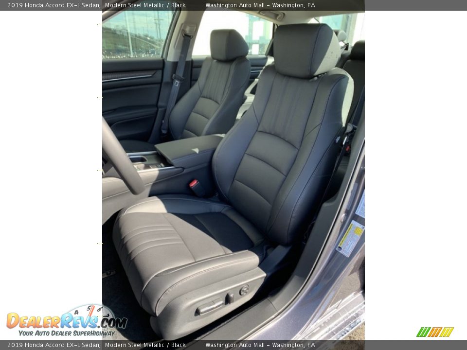 2019 Honda Accord EX-L Sedan Modern Steel Metallic / Black Photo #14