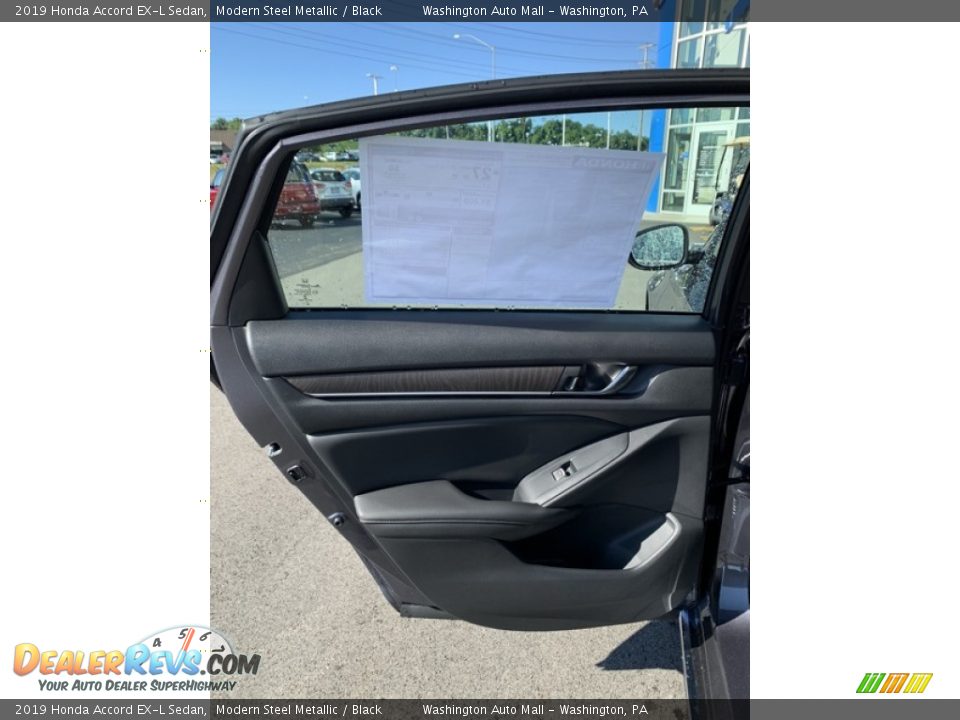 2019 Honda Accord EX-L Sedan Modern Steel Metallic / Black Photo #16