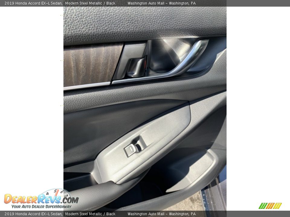 2019 Honda Accord EX-L Sedan Modern Steel Metallic / Black Photo #17