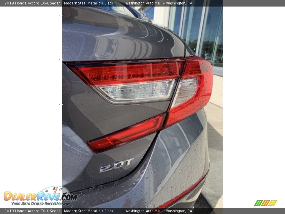 2019 Honda Accord EX-L Sedan Modern Steel Metallic / Black Photo #22