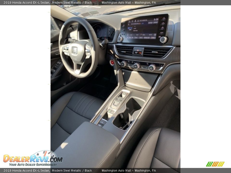 2019 Honda Accord EX-L Sedan Modern Steel Metallic / Black Photo #28