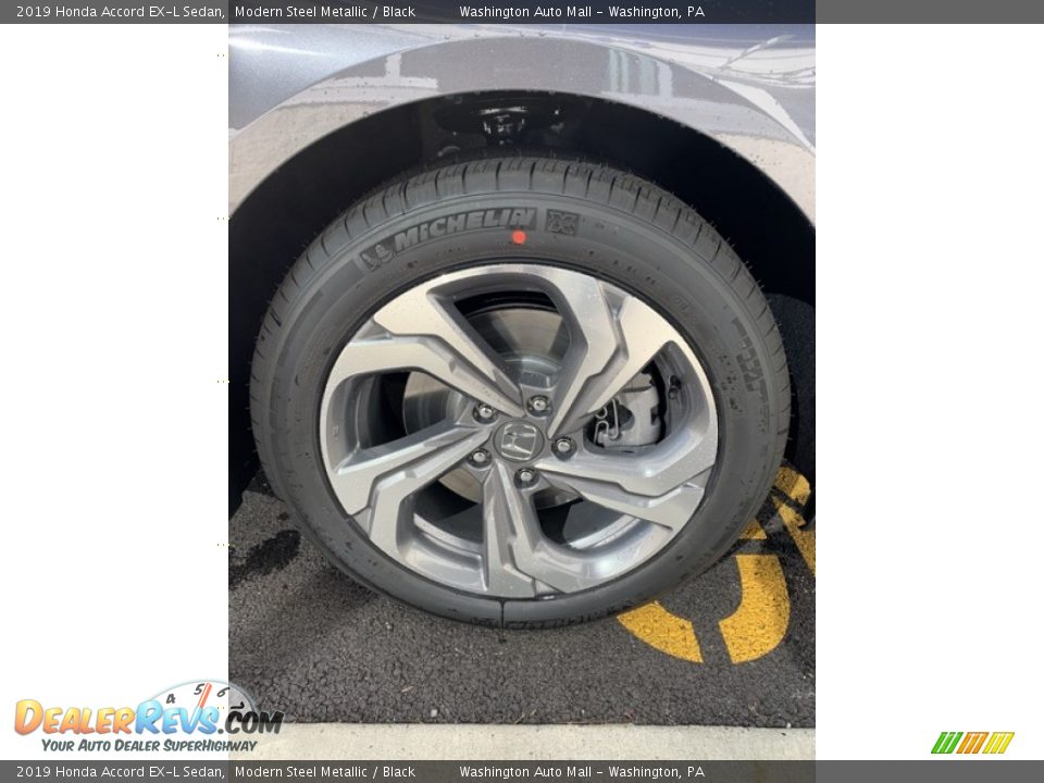 2019 Honda Accord EX-L Sedan Modern Steel Metallic / Black Photo #30