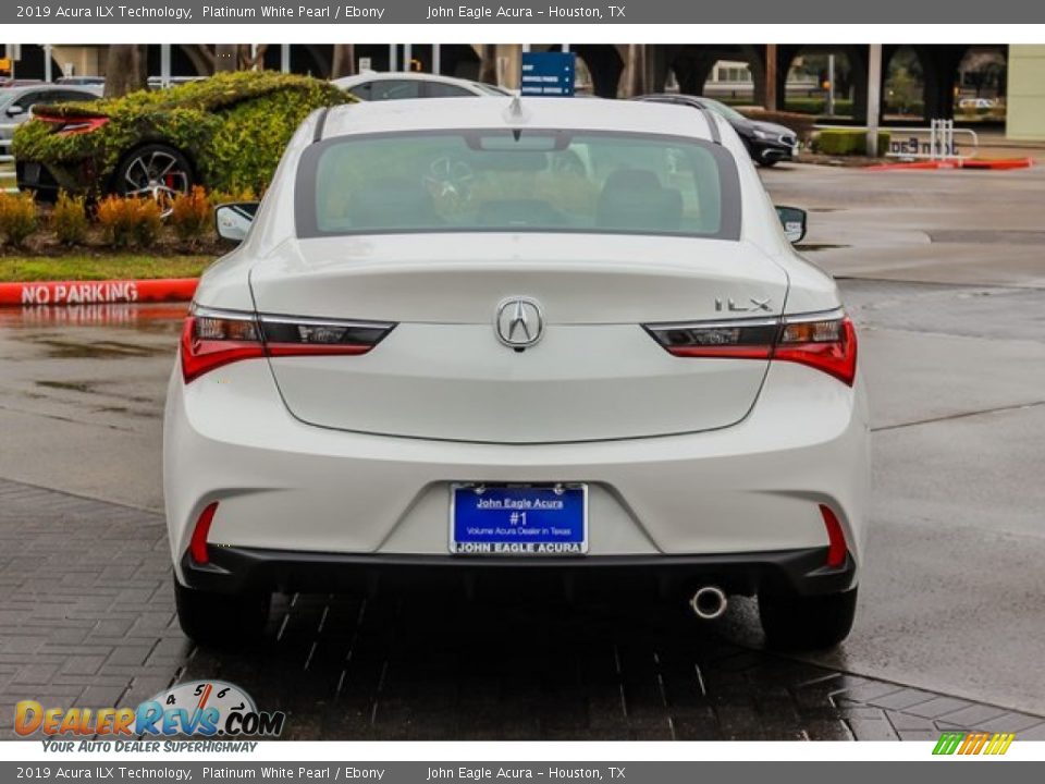 2019 Acura ILX Technology Platinum White Pearl / Ebony Photo #6