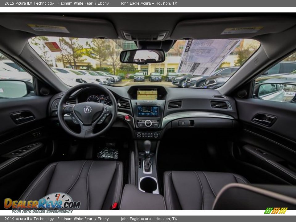 2019 Acura ILX Technology Platinum White Pearl / Ebony Photo #9