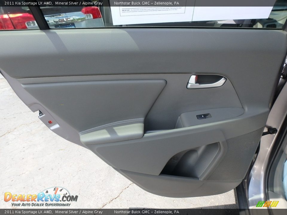 2011 Kia Sportage LX AWD Mineral Silver / Alpine Gray Photo #18