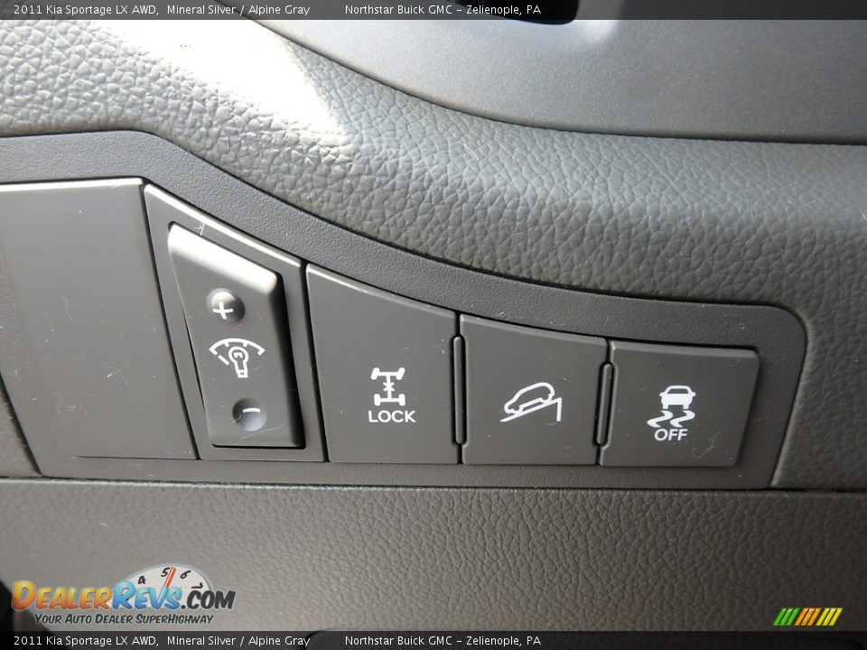 2011 Kia Sportage LX AWD Mineral Silver / Alpine Gray Photo #22