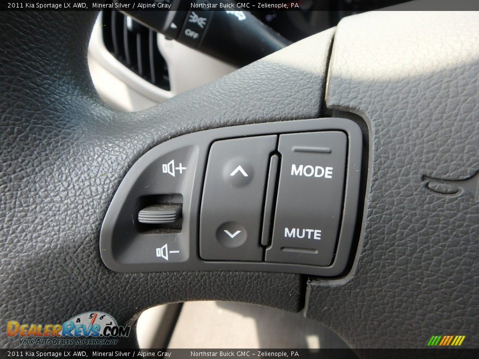 2011 Kia Sportage LX AWD Mineral Silver / Alpine Gray Photo #23