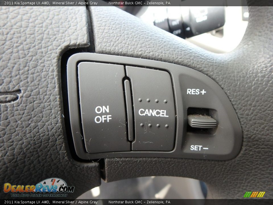 2011 Kia Sportage LX AWD Mineral Silver / Alpine Gray Photo #24