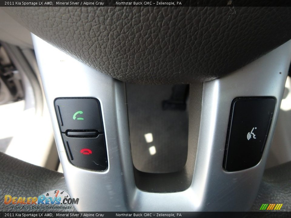2011 Kia Sportage LX AWD Mineral Silver / Alpine Gray Photo #25