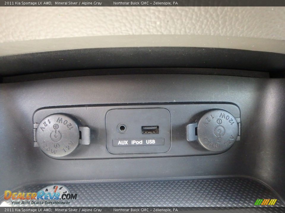 2011 Kia Sportage LX AWD Mineral Silver / Alpine Gray Photo #26