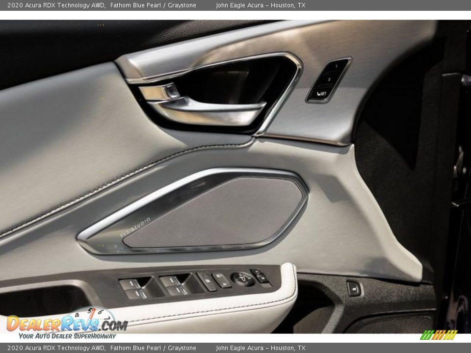 2020 Acura RDX Technology AWD Fathom Blue Pearl / Graystone Photo #12