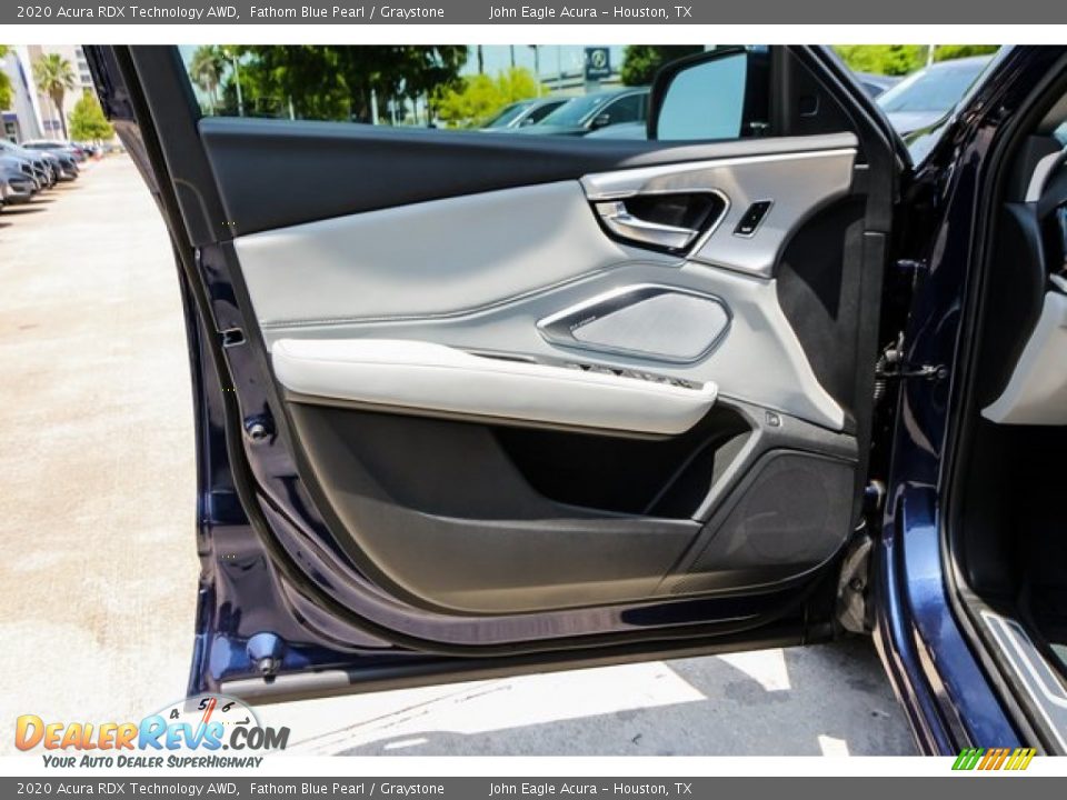 2020 Acura RDX Technology AWD Fathom Blue Pearl / Graystone Photo #15