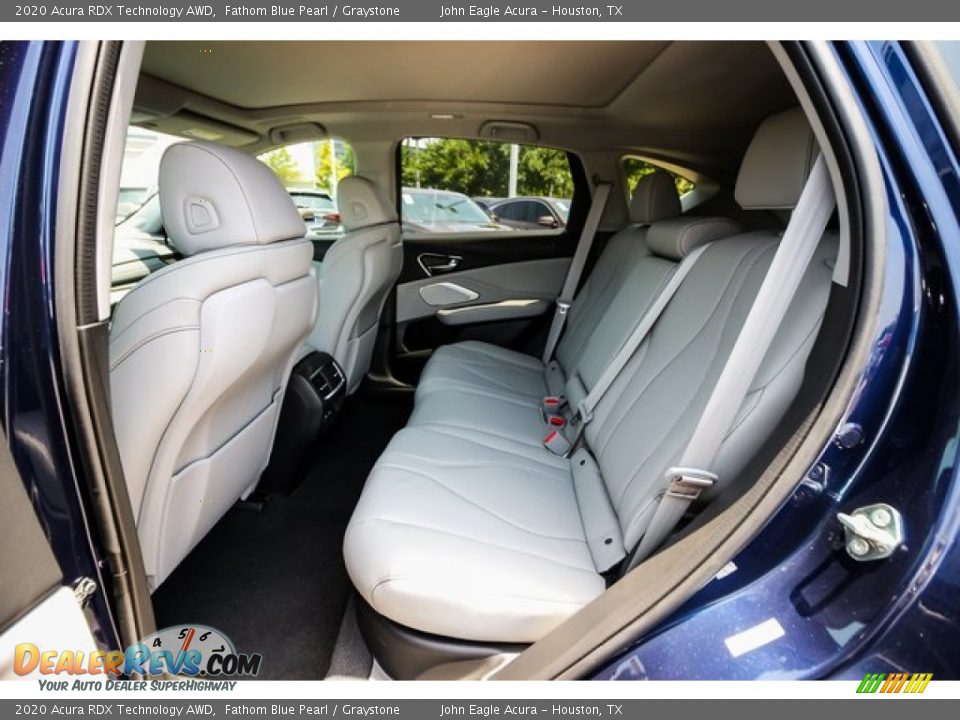 2020 Acura RDX Technology AWD Fathom Blue Pearl / Graystone Photo #18