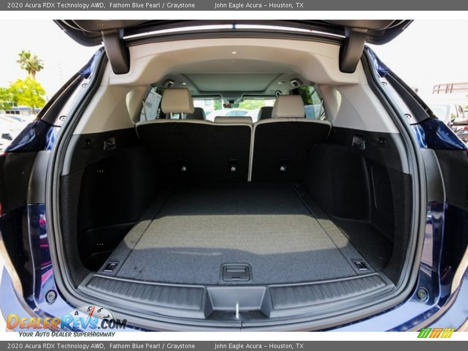 2020 Acura RDX Technology AWD Fathom Blue Pearl / Graystone Photo #19
