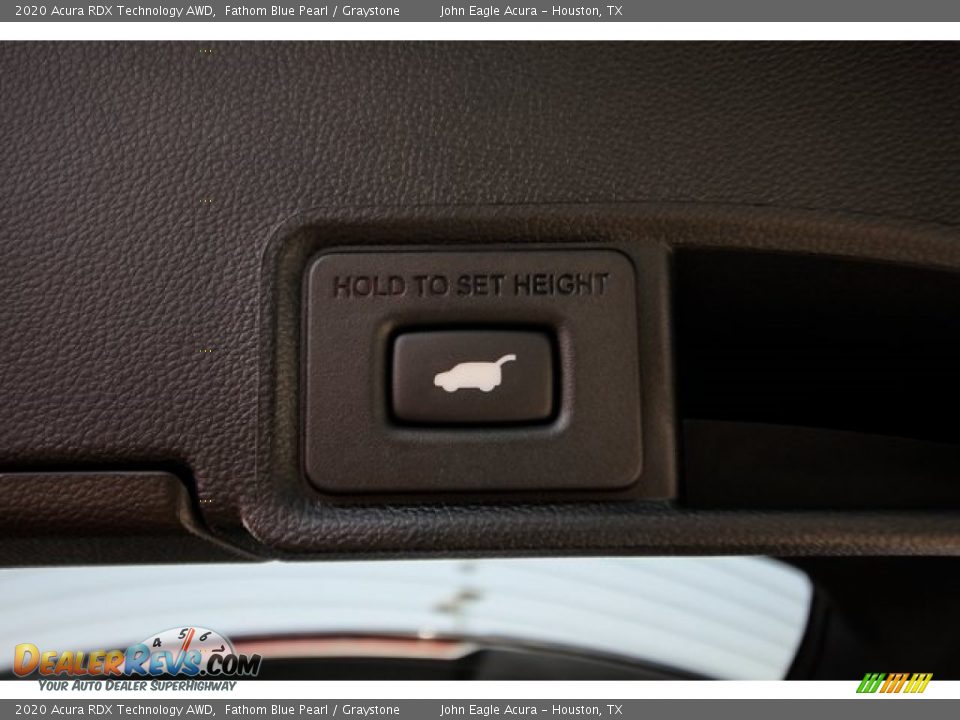 2020 Acura RDX Technology AWD Fathom Blue Pearl / Graystone Photo #20